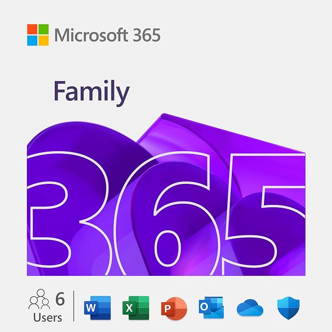Microsoft Office 365 Family [オンラインコード版] | 1年間サブスクリプション | Win/Mac/iPad対応 | 日本語対応 6 ユーザーまで利用可能